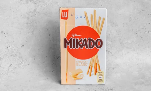 Lu mikado witte chocolade 70g