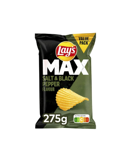 Lay's Max Salt'n Pepper 275g