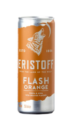 ERISTOFF Orange Flash 4% blik 25cl