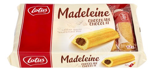 LOTUS madeleine chocolade 12x25g