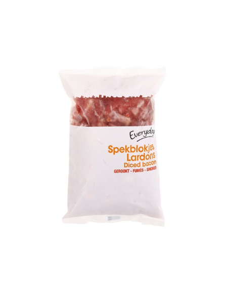 Everyday gerookte spekblokjes 250g