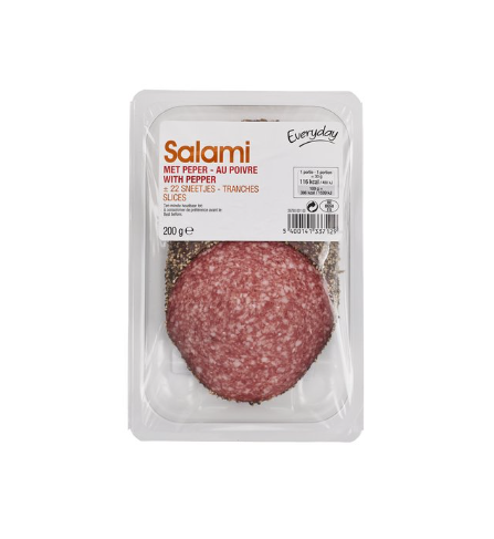 Everyday pepersalami sneetjes 200g