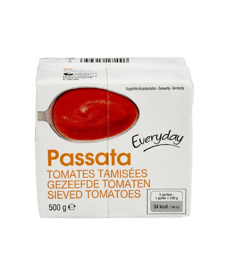Everyday passata gezeefde tom. brik 500g