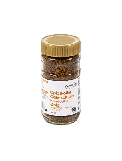 Everyday Oploskoffie Gold Utz 100g
