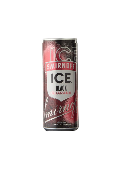 SMIRNOFF Ice Black Guarana blik 25cl